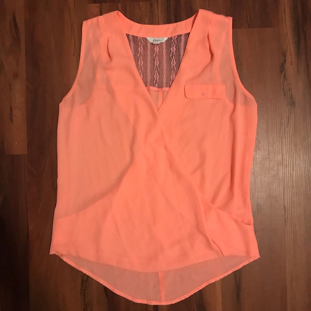 Candie's Coral Pink Tank